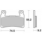 Гальмівні колодки SBS Ultra Quit Brake Pads, Ceramic 860H.HF